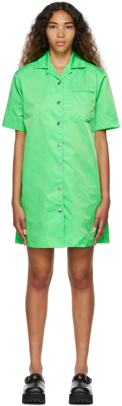 Green Storm Minidress