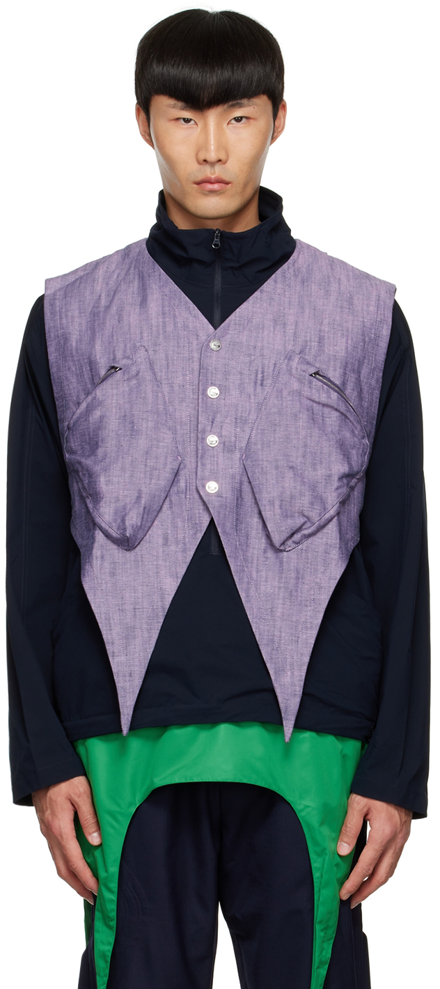 Kiko Kostadinov Purple Torino Vest | Smart Closet