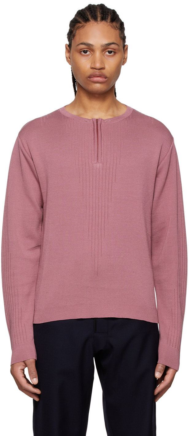 Kiko Kostadinov Pink Cotton Polo In Rose | ModeSens