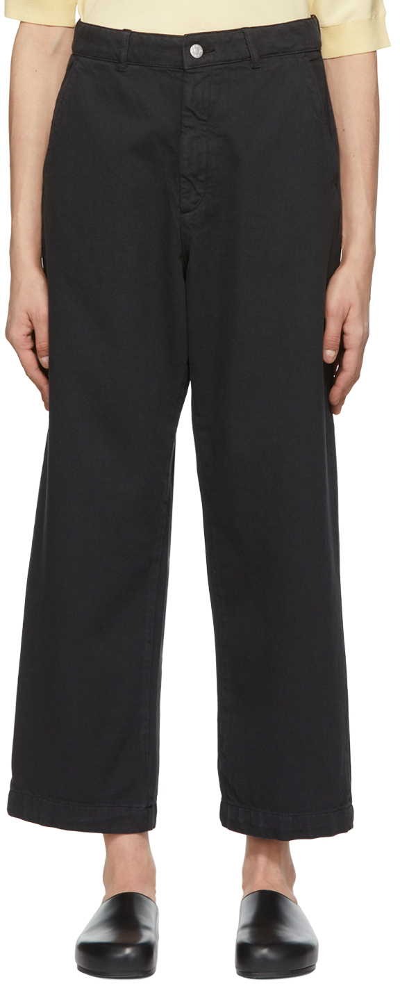 HOPE Black Fray Trousers