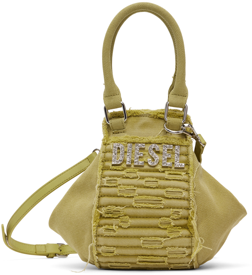 Diesel embossed-logo Leather Clutch Bag - Farfetch