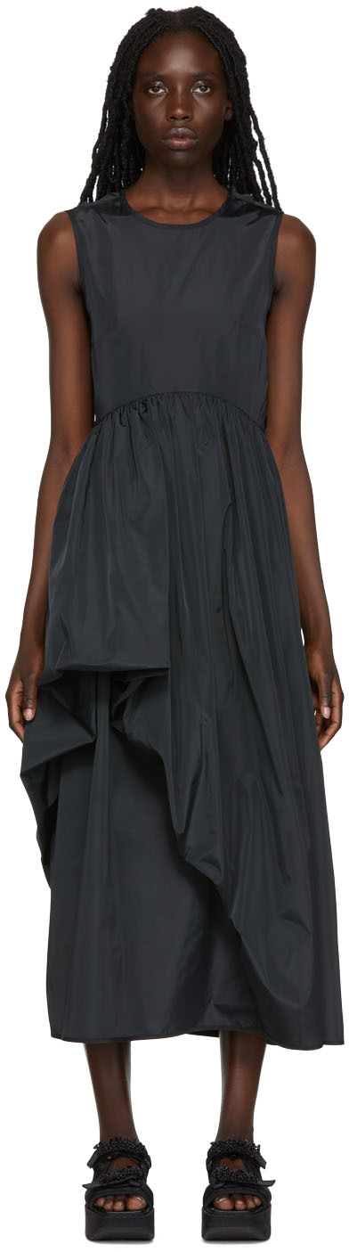 Black Fang Midi Dress by Cecilie Bahnsen on Sale