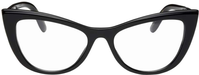 Dolce & Gabbana Black Cat-Eye Glasses