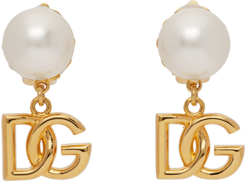 Dolce & Gabbana Gold DG Earrings