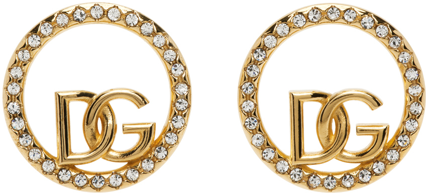 Dolce & Gabbana Gold 'DG' Earrings