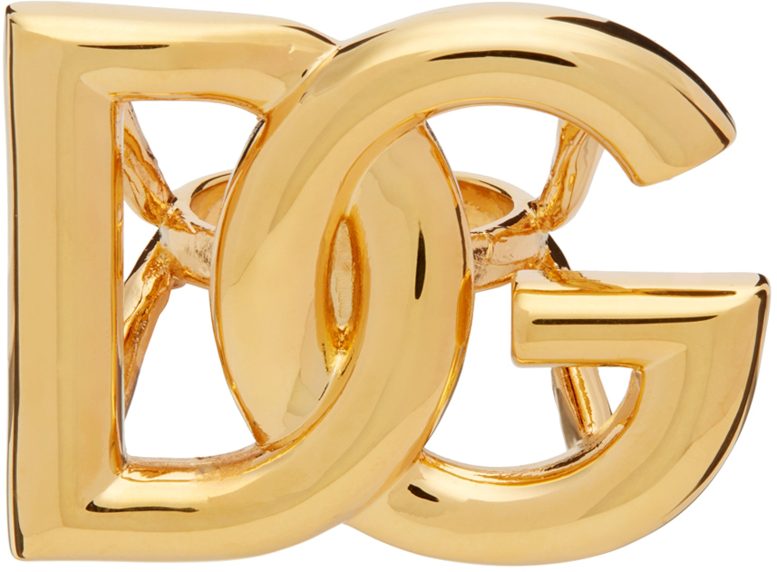 Dolce & Gabbana Gold DG Logo Ring
