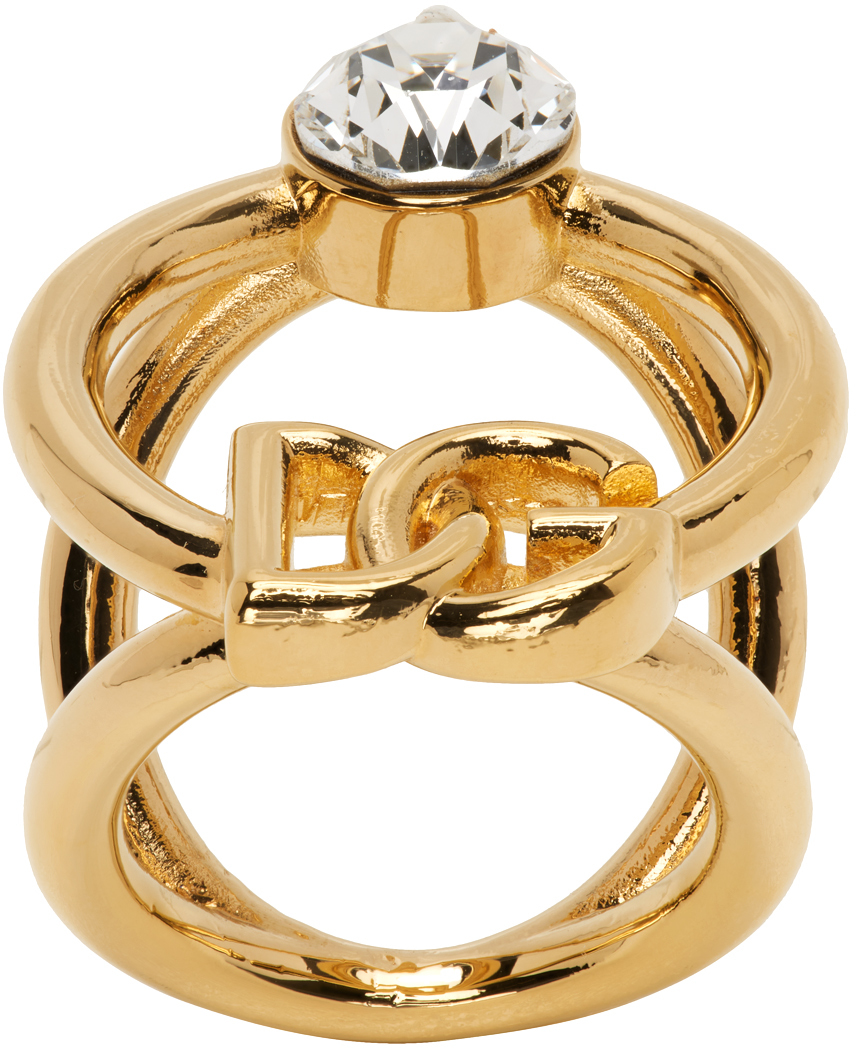 Dolce & Gabbana Gold Double Ring