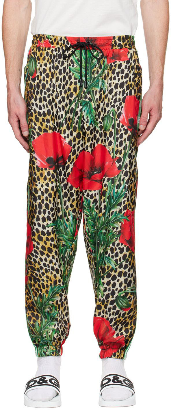 Multicolor Poppy & Ocelot Lounge Pants