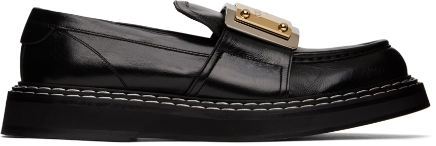 Dolce & Gabbana: Black Bernini Loafers | SSENSE