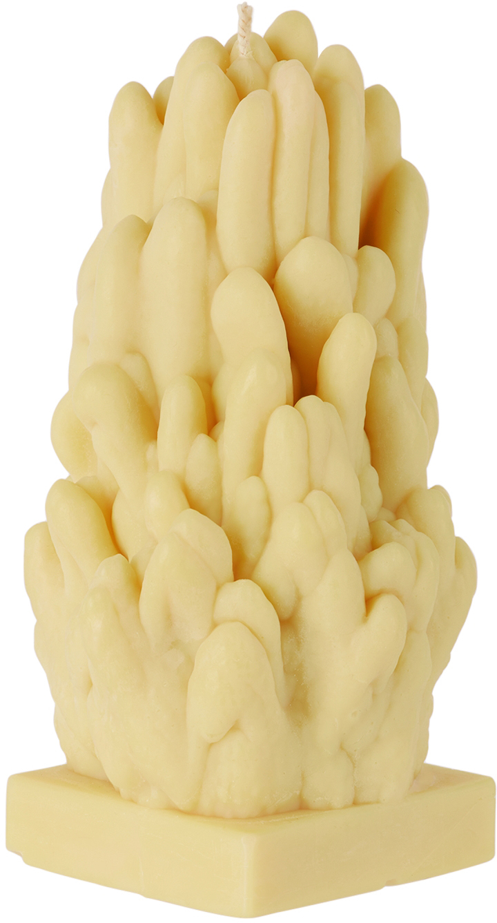 Post Objects Ssense Exclusive Beige Flow 006 Candle In Cream