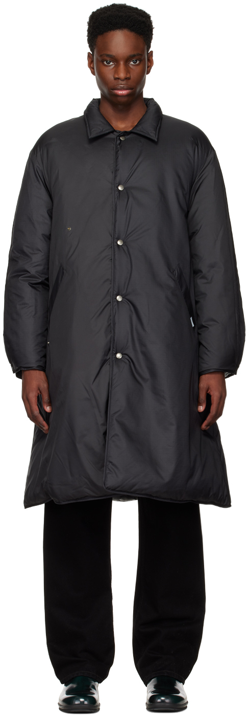 Black Insulated Reversible Coat