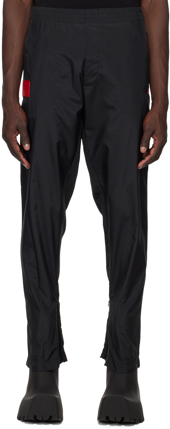 424 Black Patch Lounge Trousers In 99 Black
