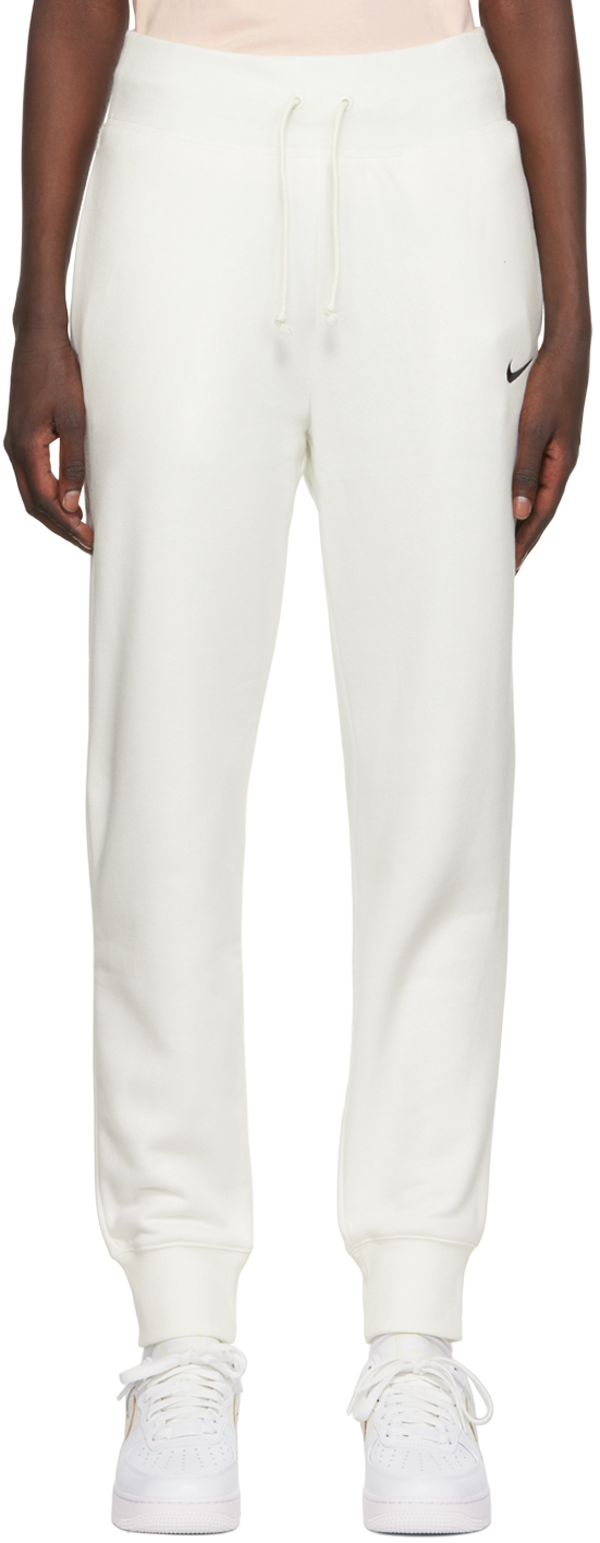 Nike White Sportswear Phoenix Lounge Pants