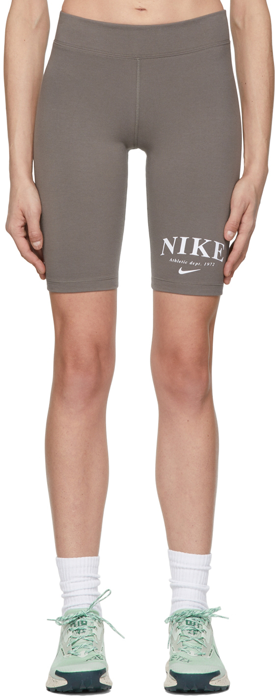 Nike Taupe Sportswear Bike Shorts