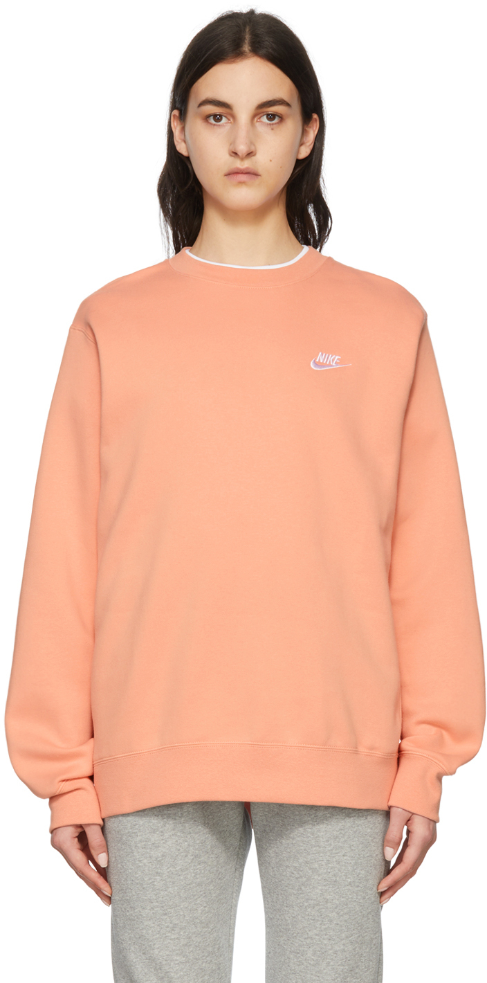 Nike Pink Cotton Sweatshirt