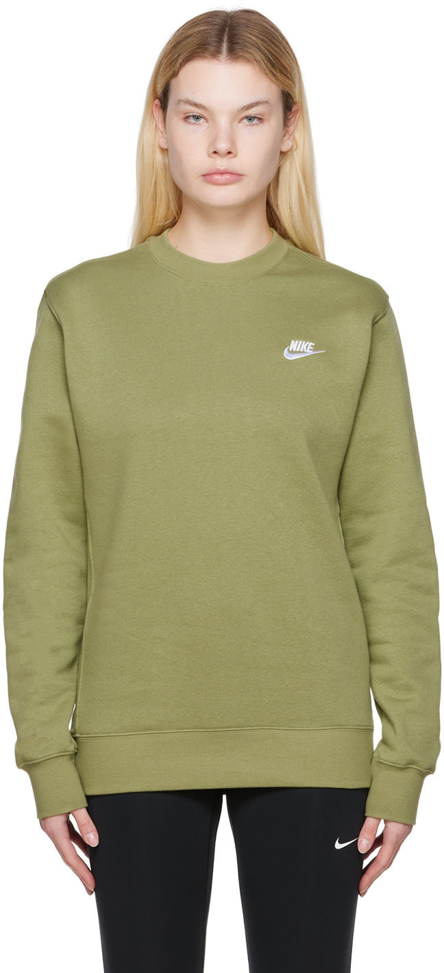 Nike Green Sportswear Club Sweatshirt