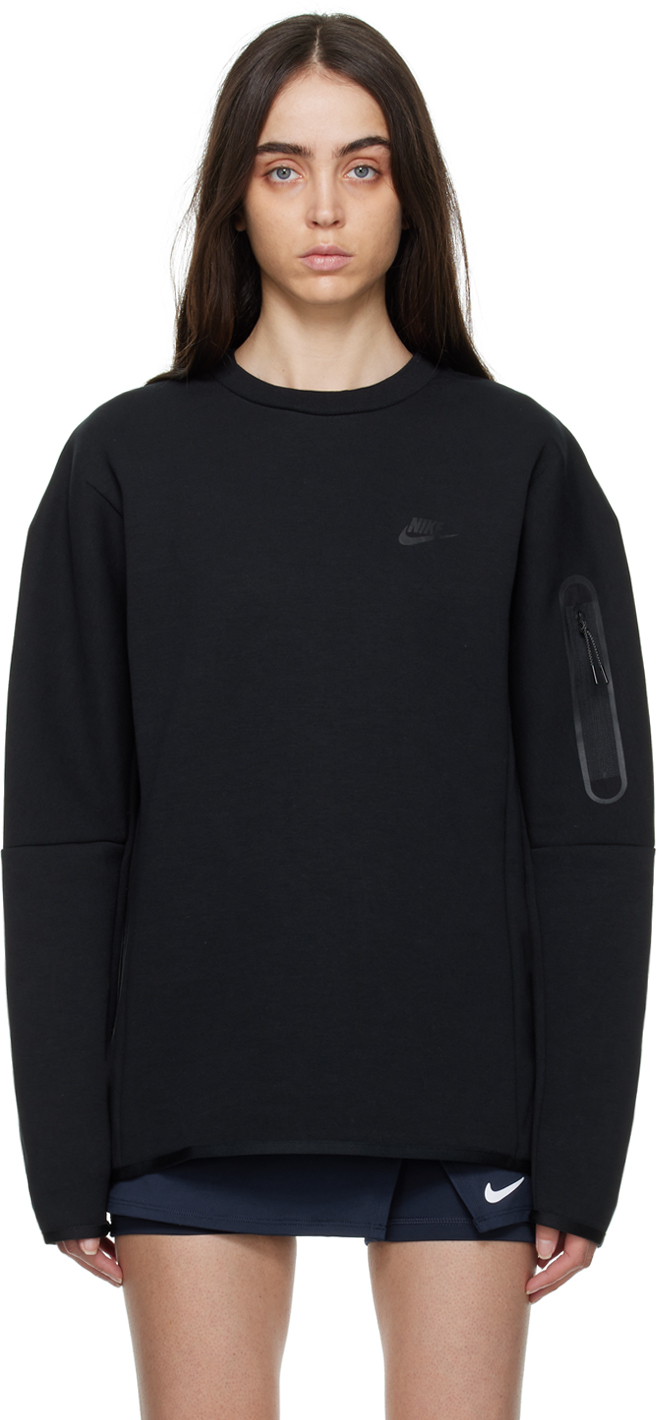 Nike Black Sportswear Tech Sweatshirt
