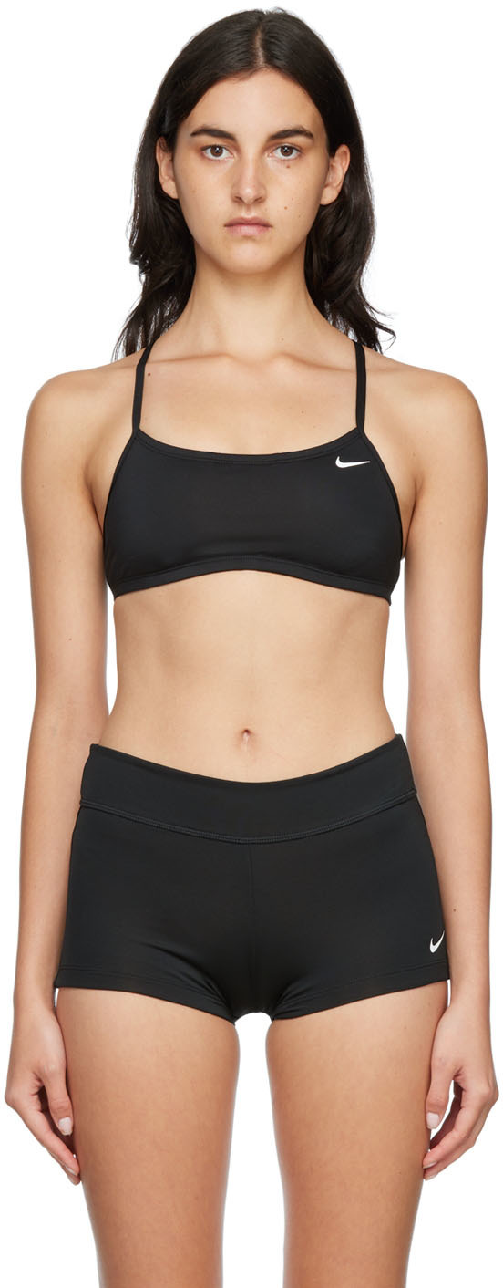 Zelfrespect bleek moersleutel Black Racer Back Bikini Top by Nike on Sale
