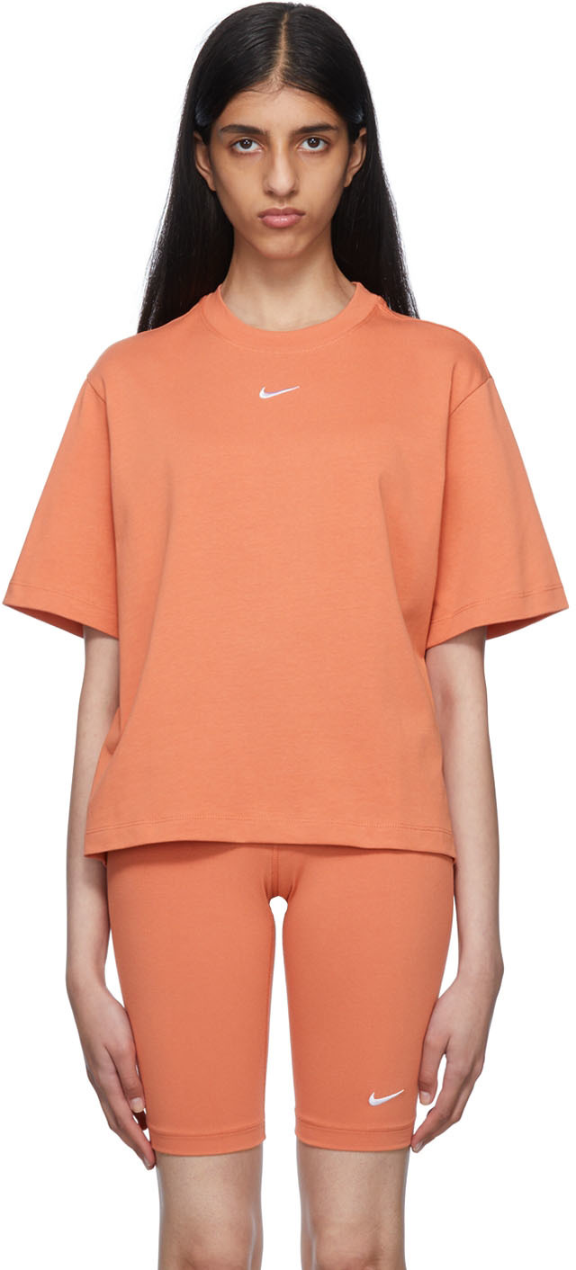 Nike Orange Sportswear Essentials Boxy T-Shirt