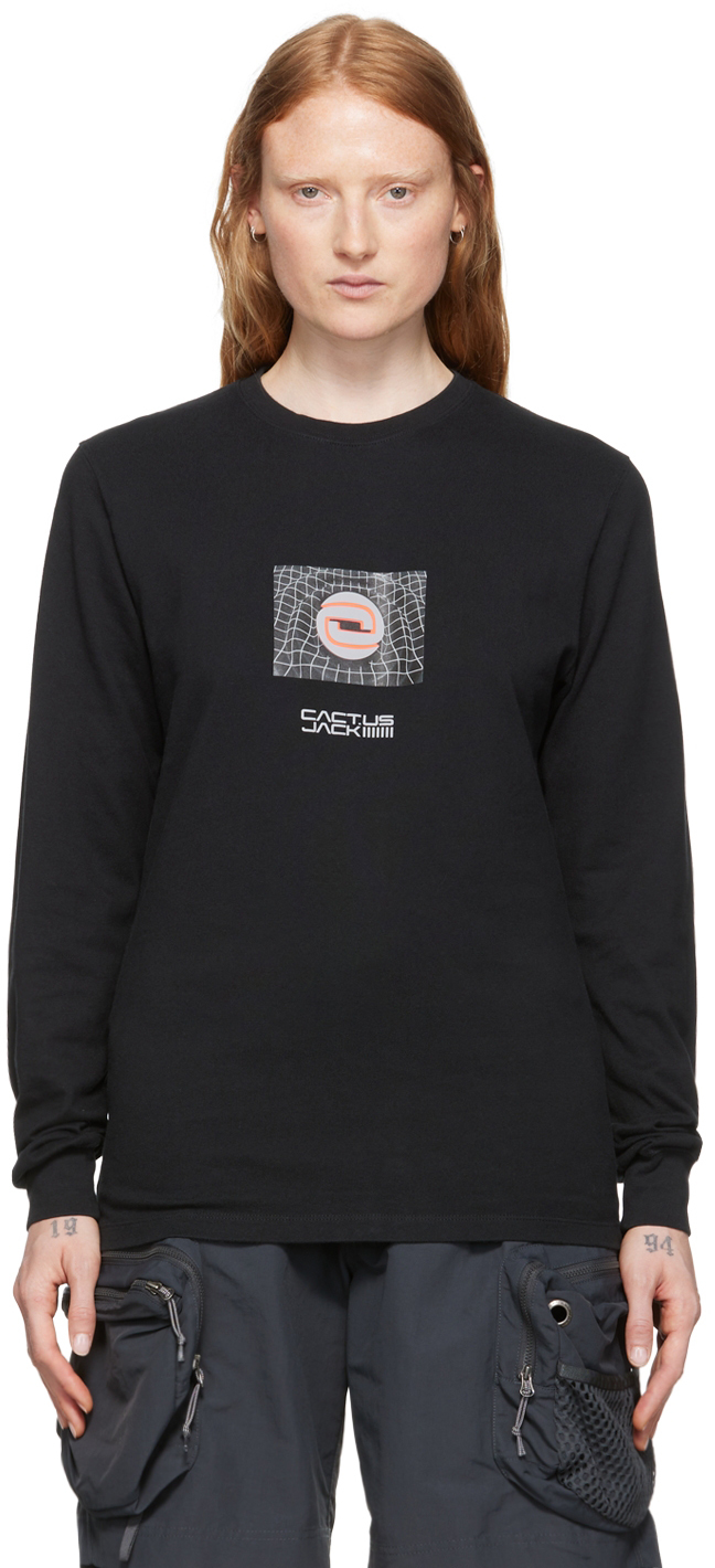 Black CACT.US CORP Edition Long Sleeve T-Shirt by Nike on Sale