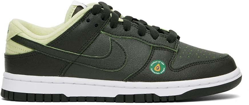 NIKE GREEN AVOCADO DUNK LOW SNEAKERS