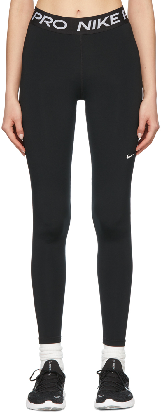 Nike Black Polyester Sport Leggings