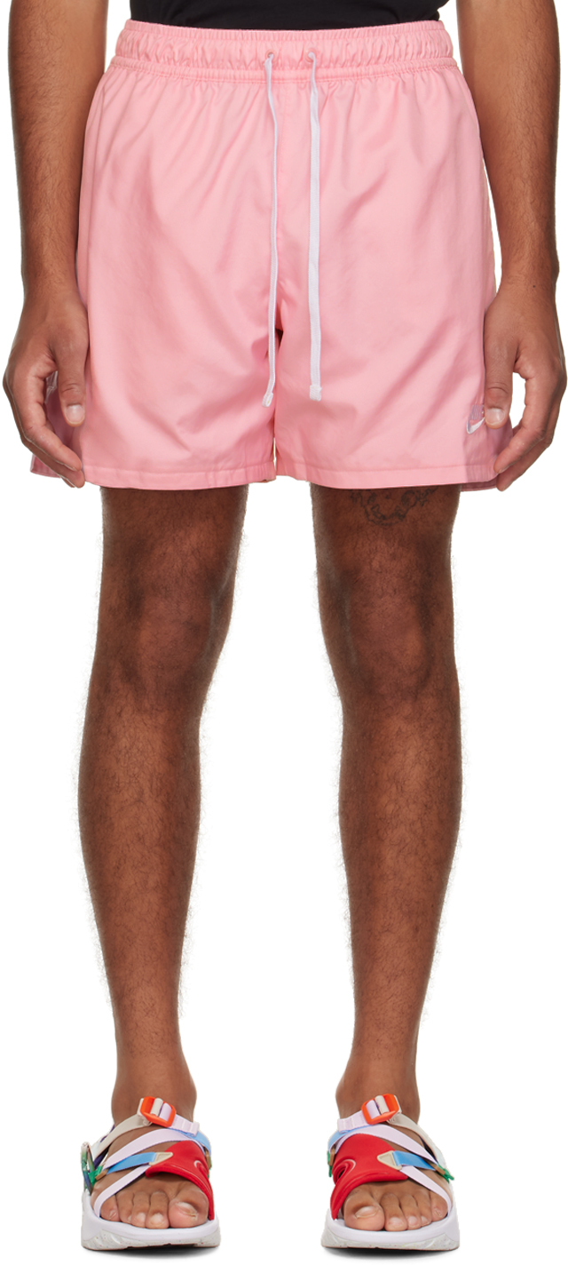 Pink NSW Essentials Flow Shorts