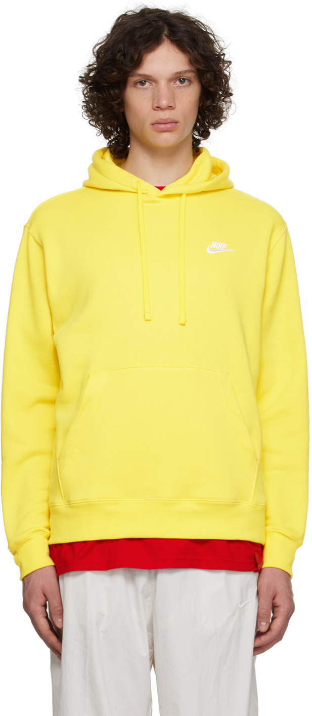 Yellow Sportswear Hoodie by Nike on Sale