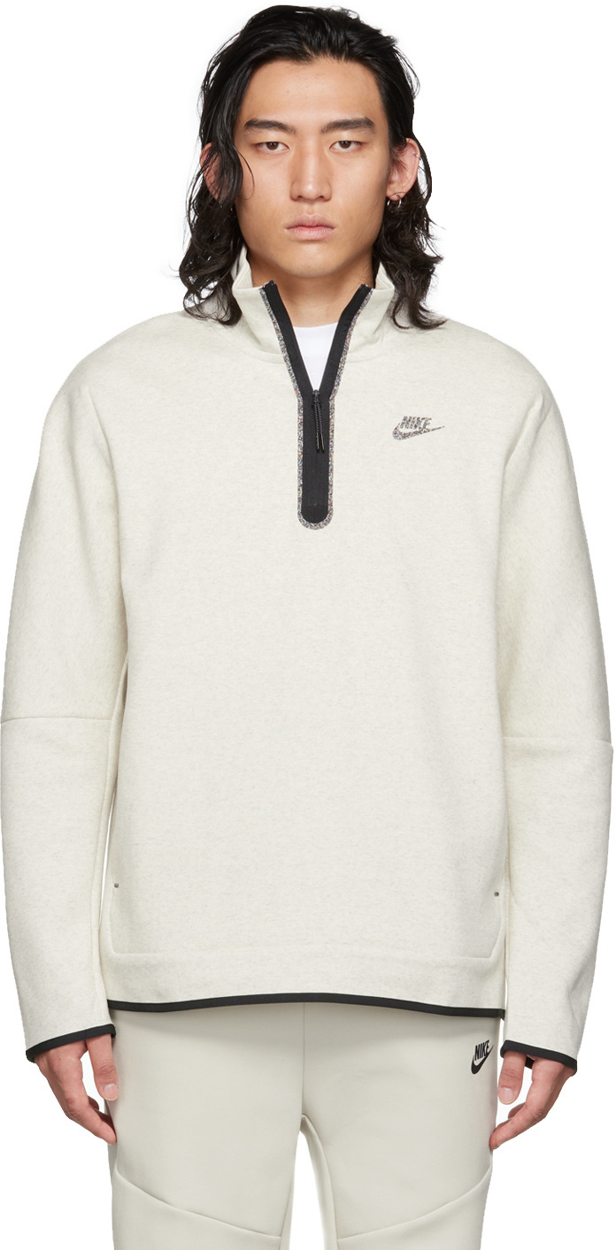 Nike Gray Sportswear Half-Zip Sweatshirt