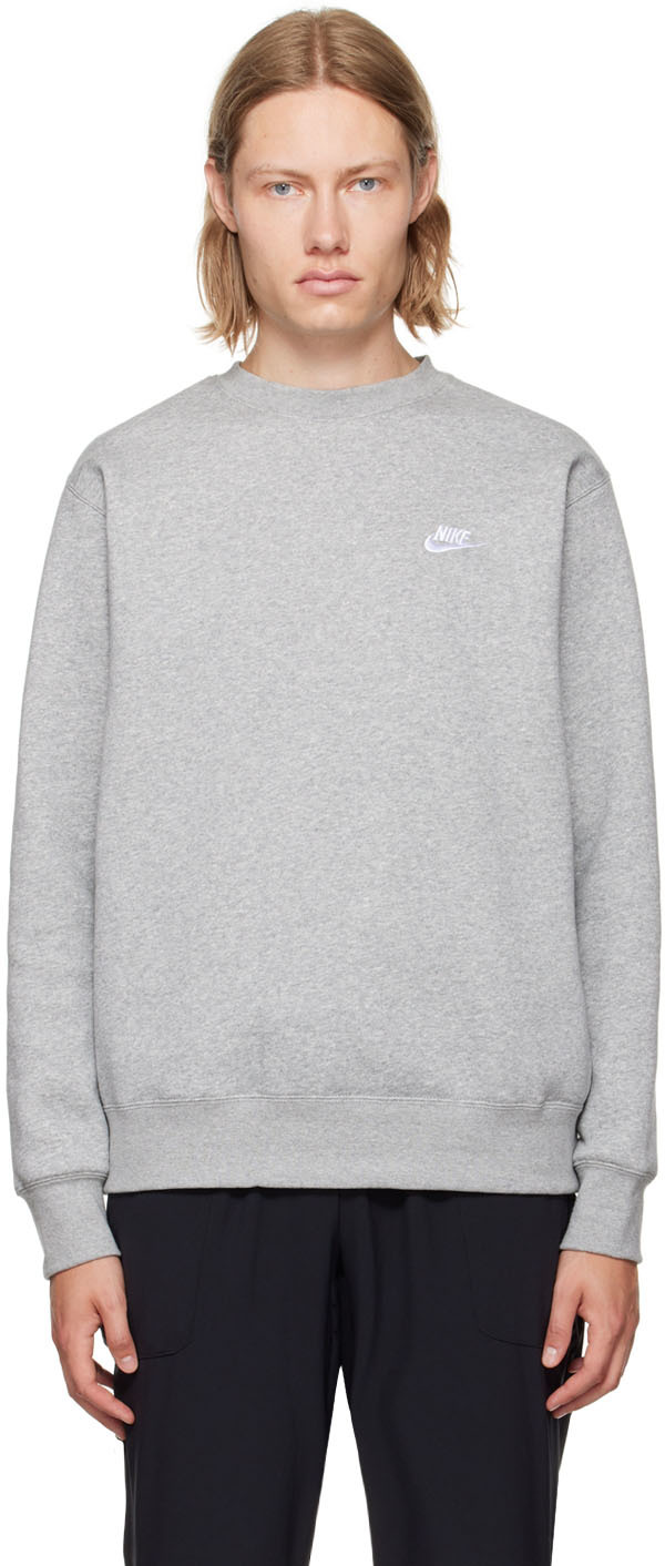 Nike Gray Sportswear Club Sweatshirt
