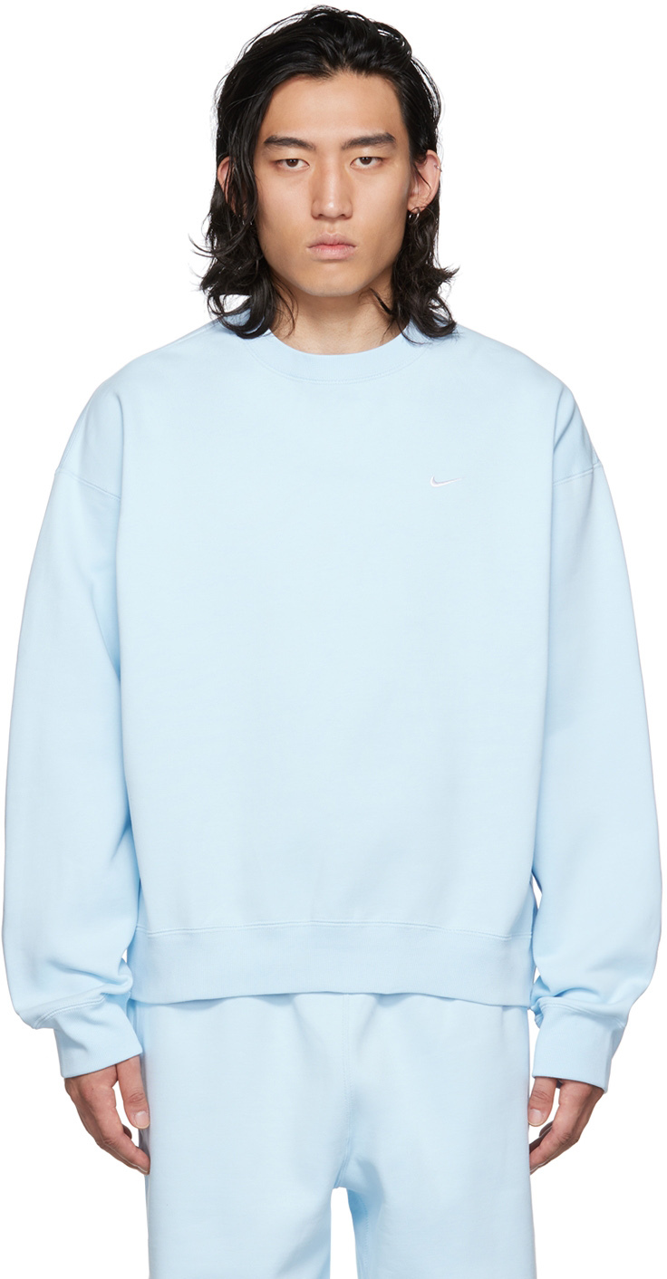 Nike Blue Solo Swoosh Sweatshirt