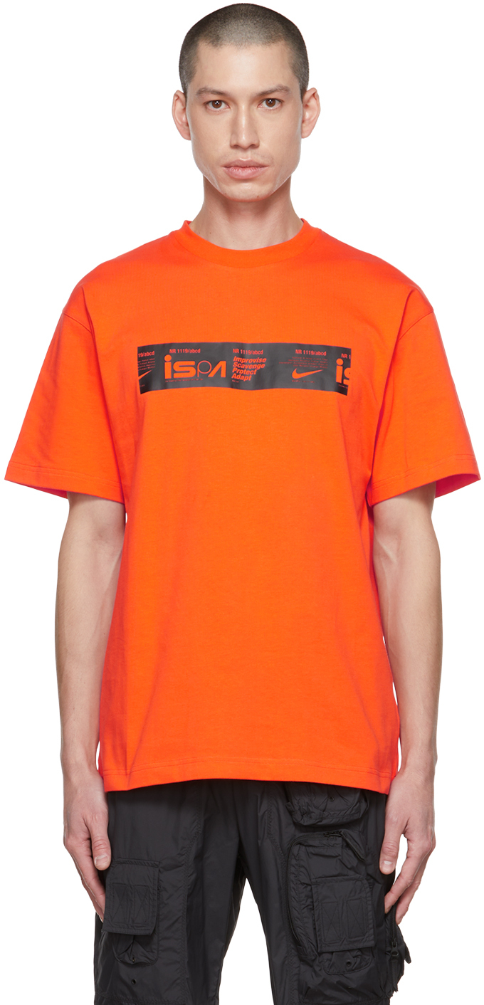 rook Inademen Levering Nike: Orange ISPA GPX T-Shirt | SSENSE