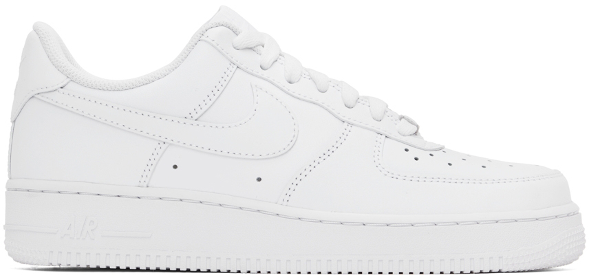 NIKE WHITE AIR FORCE 1 '07 SNEAKERS