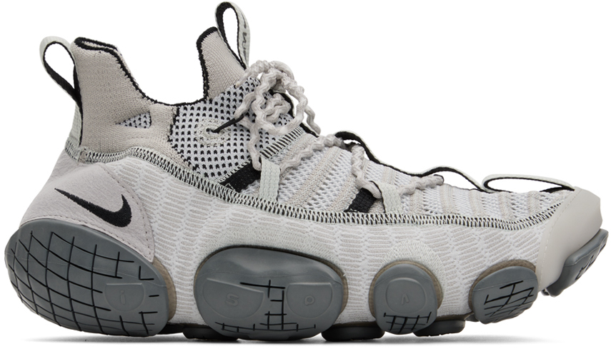 Nike Ispa Link Sneakers Grey In Lt Iron Ore/black-sm