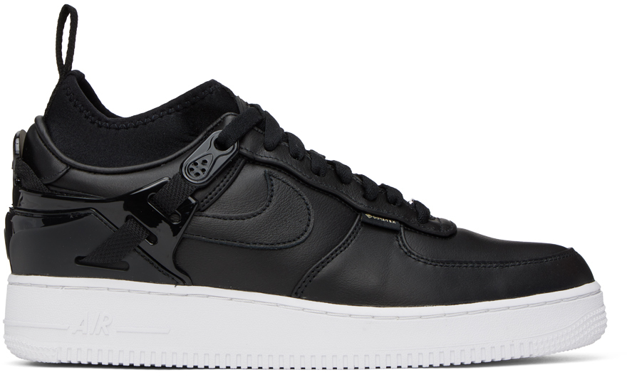 NIKE BLACK UNDERCOVER EDITION AIR FORCE 1 SNEAKERS