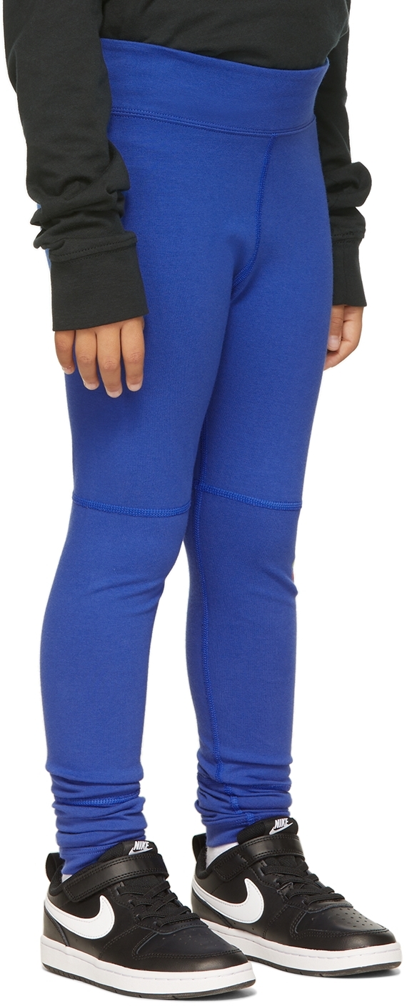 Nike Kids Blue G Nsw Essntl Leggings In Hyper Royal