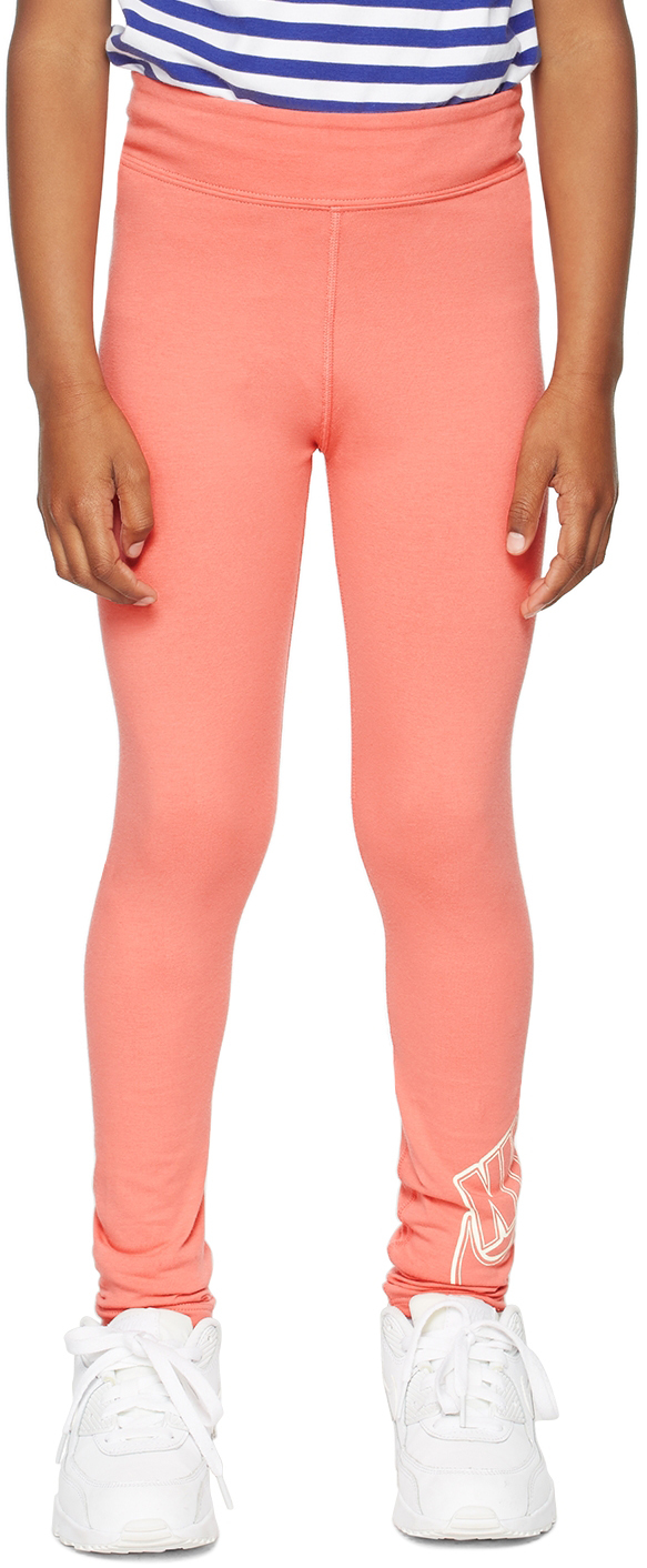 SSENSE Sport & Swimwear Sportswear Sports Leggings Kids Pink Sportswear Essential Leggings 