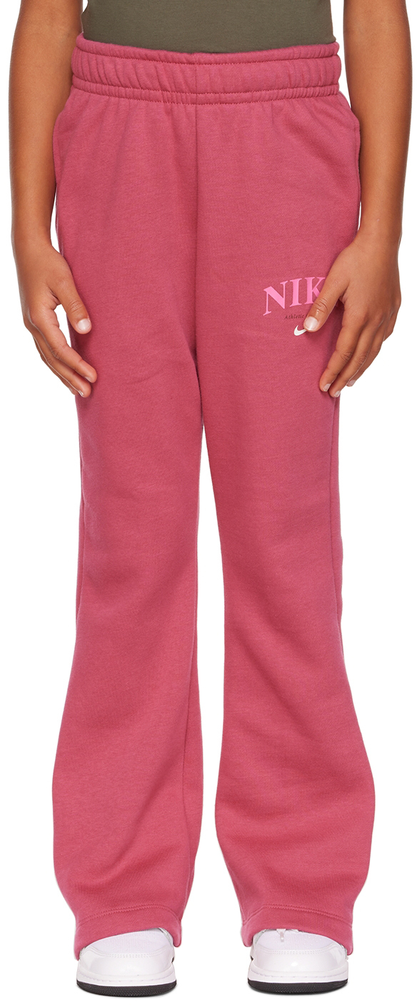 Nike Kids Pink Sportswear Trend Lounge Pants In Sweet Beet