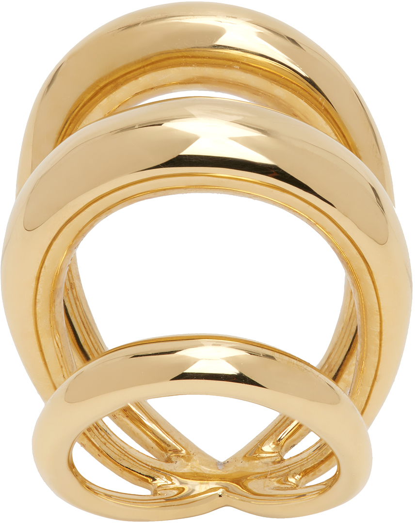 C.CHESNAIS GOLD ECHO RING