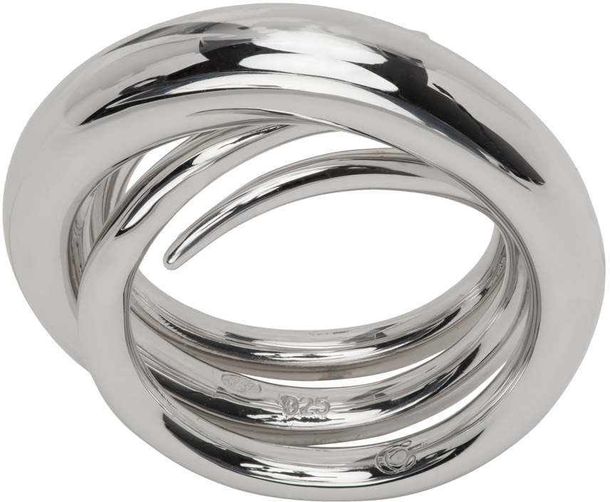 C. Chesnais SSENSE Exclusive Silver Hurly Burly Ring