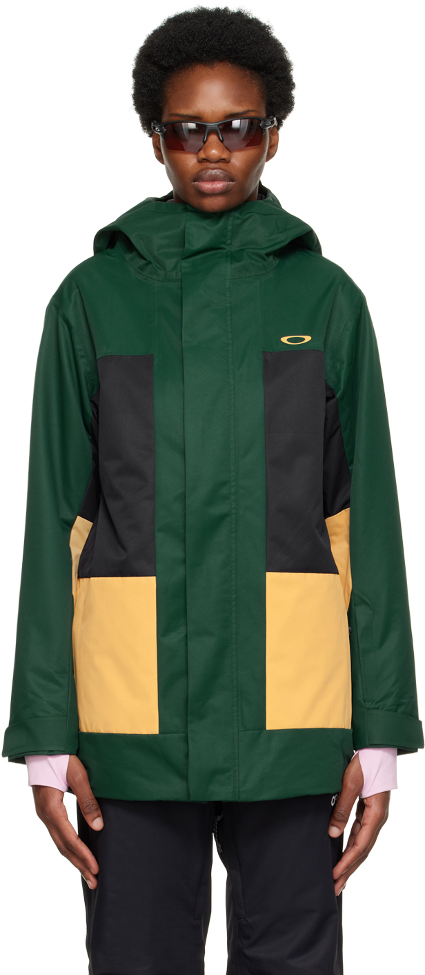 Oakley Beaufort Rc Insulated Jacket In Black,green | ModeSens