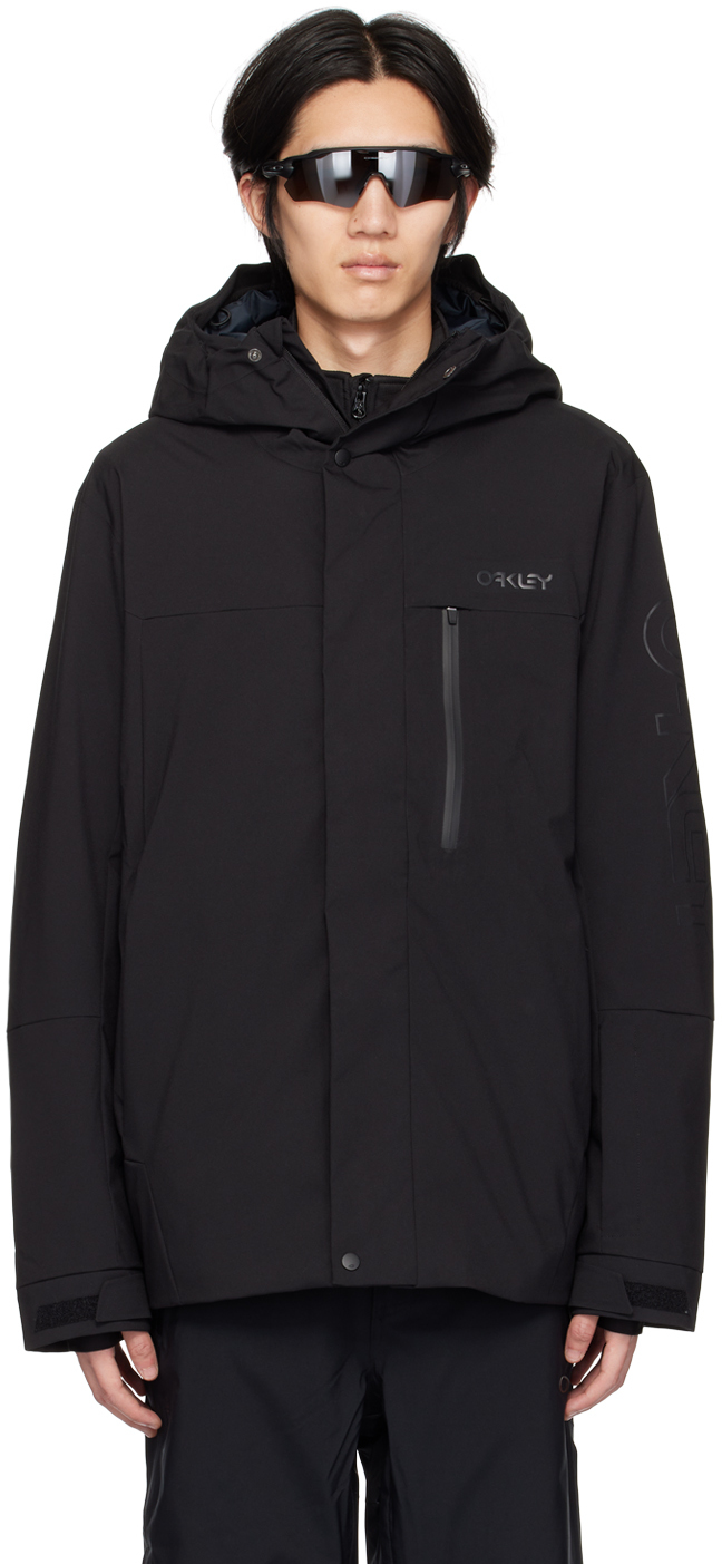 Oakley Black Tnp Tbt Insulated Jacket In 02e Blackout