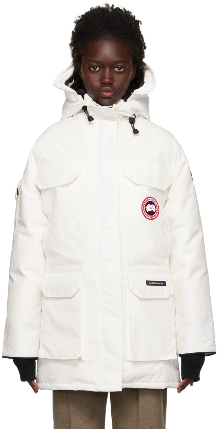 Canada goose shop women's white coat