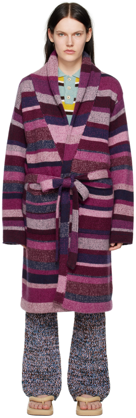 The Elder Statesman: Purple Super Soft Robe | SSENSE