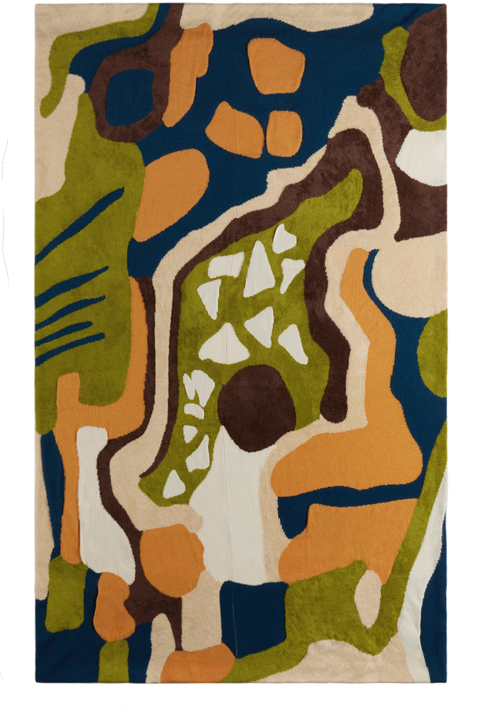 The Elder Statesman Ollio Maze Cashmere-blend Blanket In Pck/wht/apr/pea/khk/