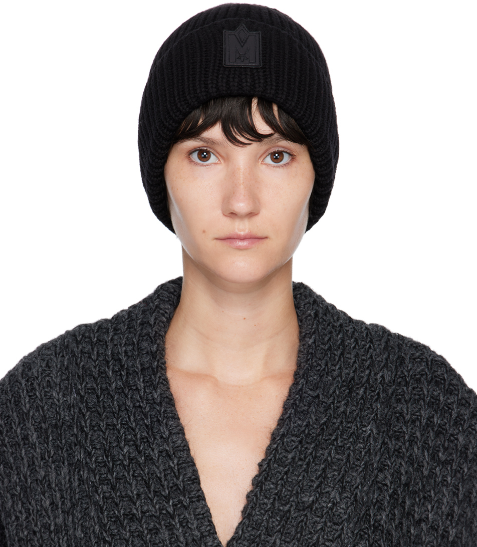 Mackage Jude Merino Wool Blend Beanie In C0001 Black