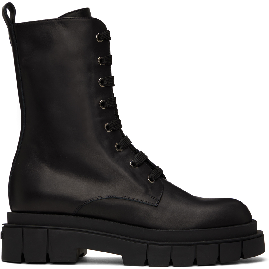 Black Warrior Boots by MACKAGE on Sale