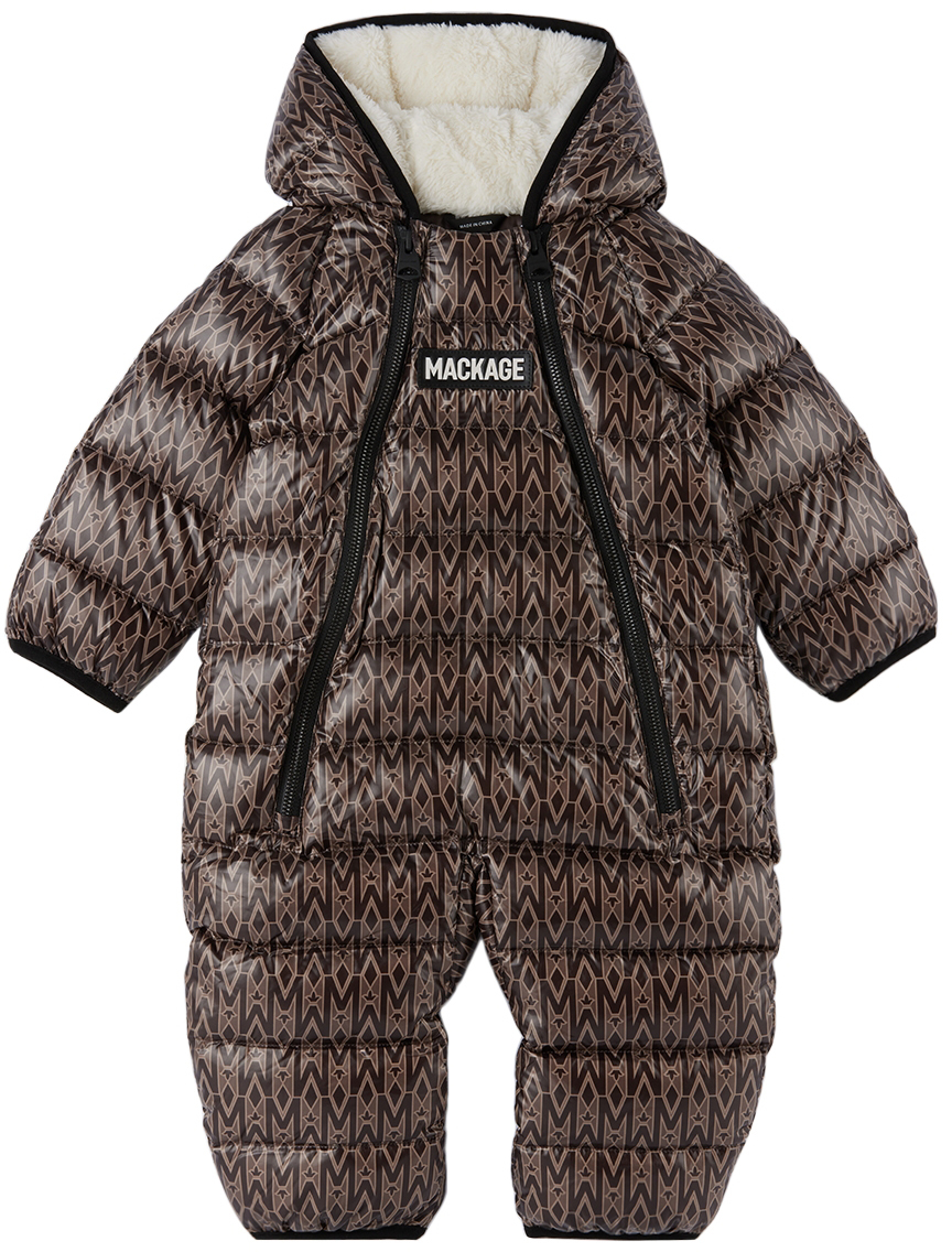 Baby Brown Down Bambi Snowsuit by Mackage SSENSE Canada
