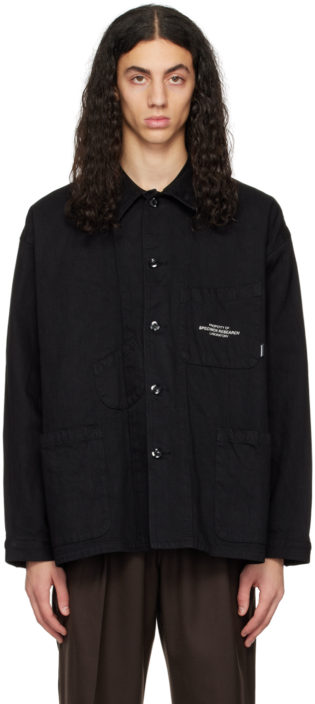 Black SRL Denim Jacket by Neighborhood on Sale