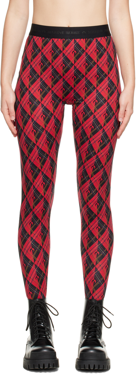 Red Printed Legging